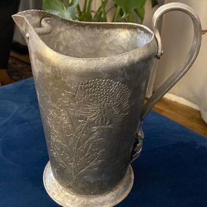 Trade continental hand wrought pitcher